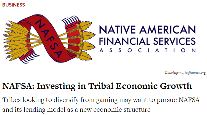 NAFSA: Investing in Tribal Economic Growth