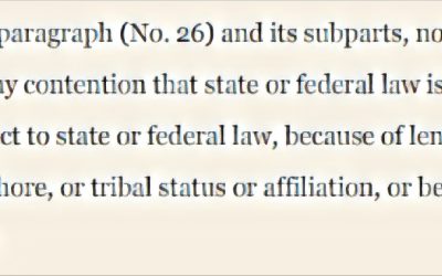 Member Alert: CFPB bans consideration of tribal status/sovereignty in Zero Parallel consent order
